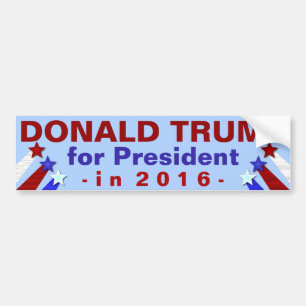 Donald Trump President 2016 Val Republikan Bildekal