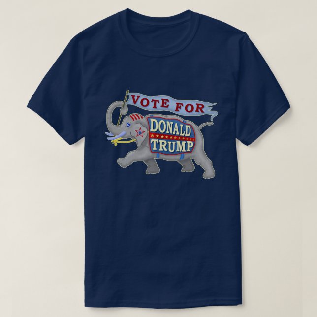Donald Trump president 2020 republikanska elefant Tröja (Design framsida)