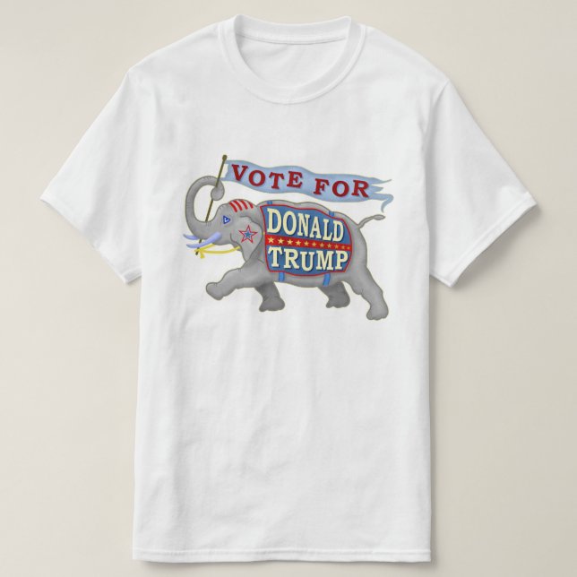 Donald Trump president 2020 republikanska elefant Tröja (Design framsida)