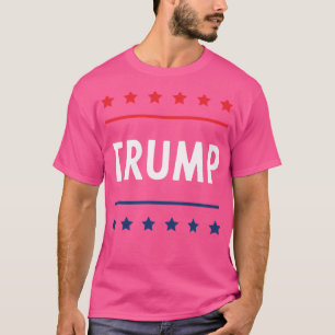 Donald Trump President 2020 - USA flagga Gift Poli T Shirt