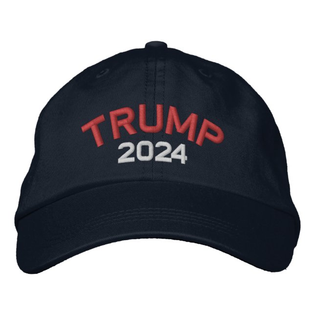 Donald Trump President 2024 Broderad Keps (Framsida)