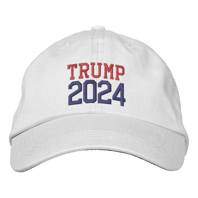 Donald Trump President 2024 Broderad Keps (Framsida)