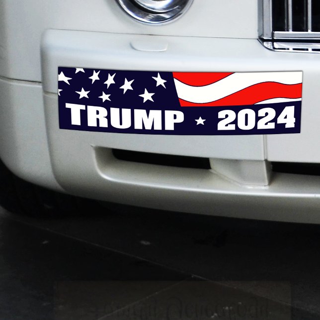 Donald Trump President 2024 Bumper Sticker Bildekal (Skapare uppladdad)