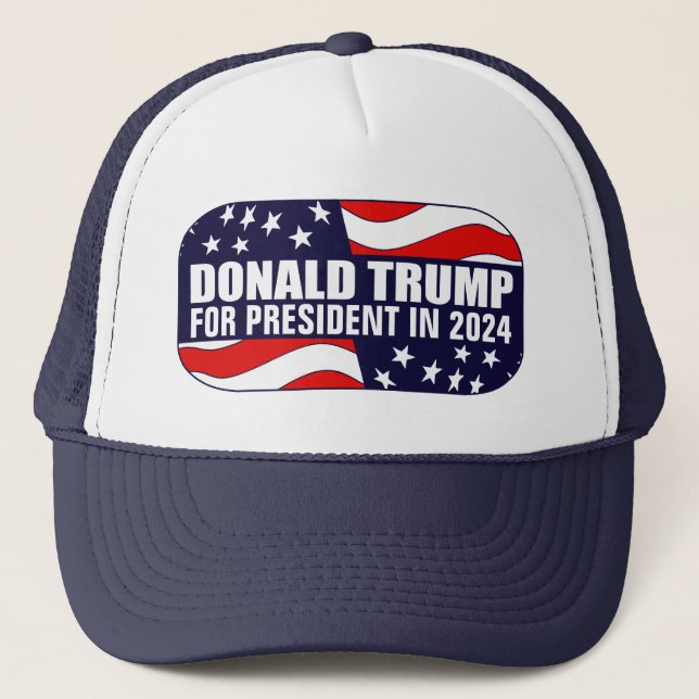 Donald Trump President 2024 Keps (Framsida)