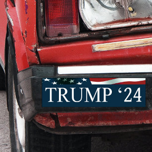 Donald Trump President 24 Bumper Sticker Bildekal