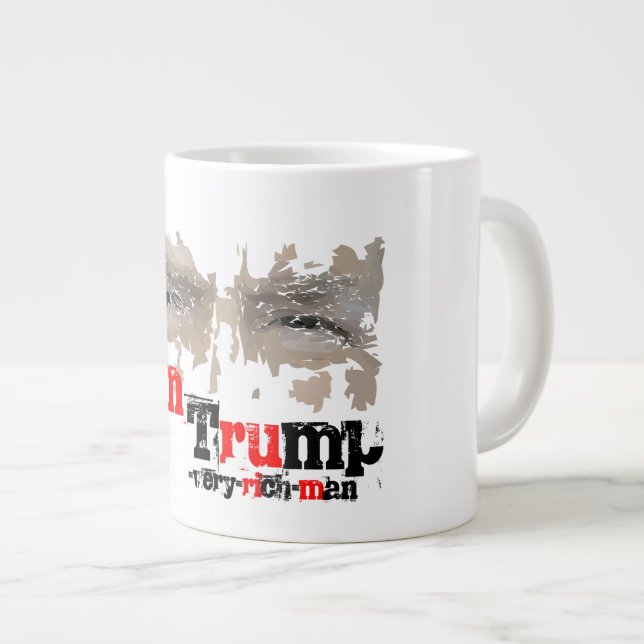 Donald Trump President gör Amerika Underbarare ige Jumbo Mugg (Framsida höger)