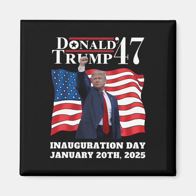 Donald Trump President Inauguration Day 2025 Victo Magnet (Framsidan)