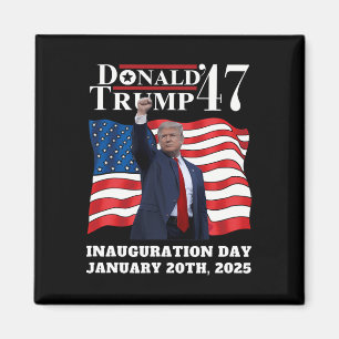 Donald Trump President Inauguration Day 2025 Victo Magnet