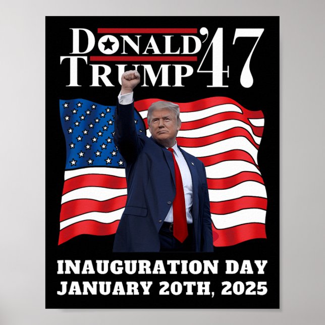 Donald Trump President Inauguration Day 2025 Victo Poster (Framsidan)