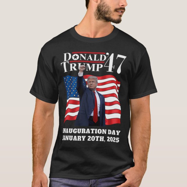 Donald Trump President Inauguration Day 2025 Victo T Shirt (Framsida)