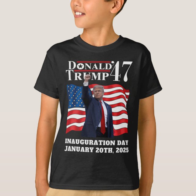 Donald Trump President Inauguration Day 2025 Victo T Shirt (Framsida)