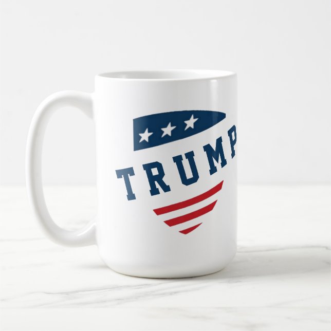 Donald Trump president make America great again Kaffemugg (Vänster)