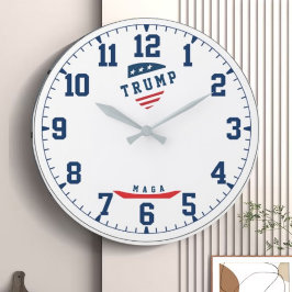 Donald Trump president make America great again Stor Klocka