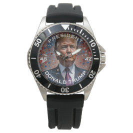 Donald Trump President Modern Porträtt Armbandsur