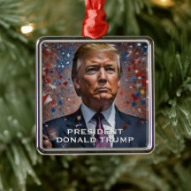 Donald Trump President Modern Porträtt
