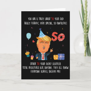 Donald Trump President Rolig 50-årsdag Trump Födel Kort
