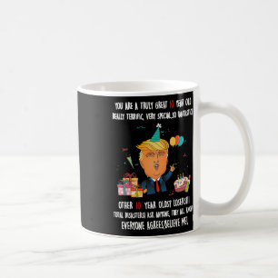 Donald Trump President Roligt 10-årsfirande Trump Kaffemugg