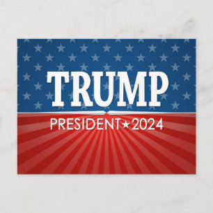 Donald Trump - President Vykort