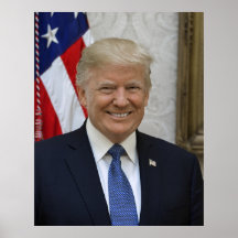 Donald Trump Presidenten Porträtt Poster