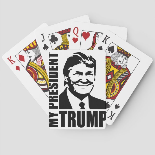 Donald Trump presidentkandidat 2016 Kortlek (Baksidan)