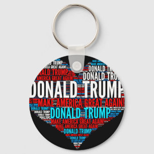 Donald Trump presidentkandidat 2016 Nyckelring