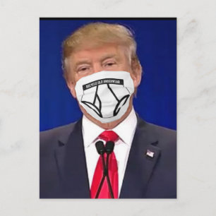 Donald Trump Press Briefing Vykort