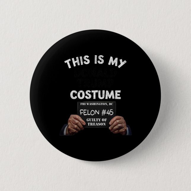 Donald Trump Prison Halloween Costume  Knapp (Framsida)