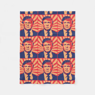 Donald Trump propagandastil Fleecefilt