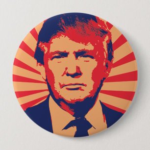 Donald Trump propagandastil Knapp