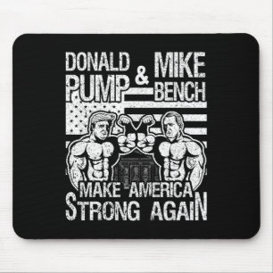 Donald Trump Pumpa Mike Pence Bänkpress Bodybuildi Musmatta