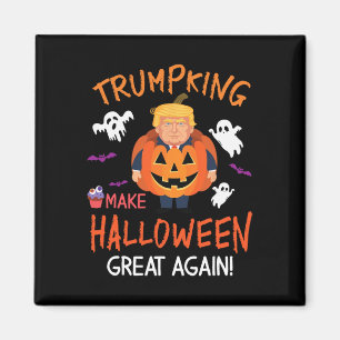 Donald Trump Pumpa Trumpkung Gör Halloween Större Magnet
