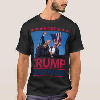 Donald Trump Rally Bulletbevis Donald Trump Shot T Shirt