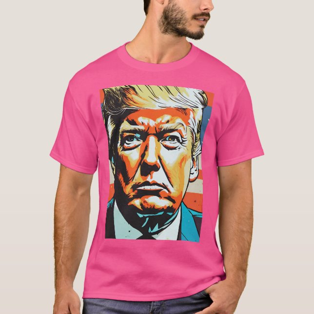 Donald Trump Reflection of America T Shirt (Framsida)