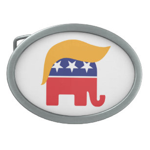 Donald Trump Republican Elephant Hair Logotyp