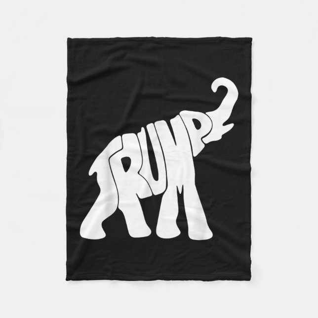 Donald Trump Republican Elephant Trump Supporter P Fleecefilt (Framsidan)