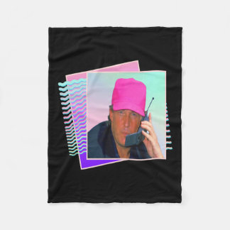 Donald Trump Retro 80s 90s-grafik Fleecefilt