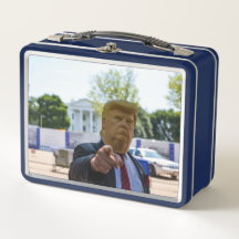 DONALD TRUMP RETRO METALL LUNCHBOX