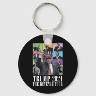 Donald Trump Revenge Tour 2024 För manar och Wom Nyckelring