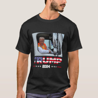 Donald Trump rider i sopor lastbil T Shirt