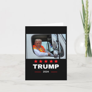 Donald Trump Rides i Sopor Lastbil 2 Kort