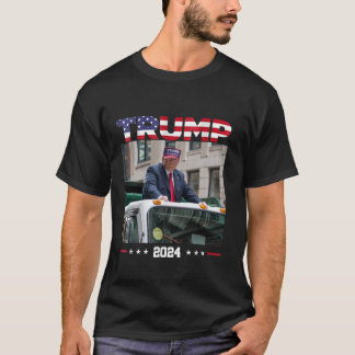 Donald Trump Rides Sopor Lastbil Sopor Lastbil Tru T Shirt