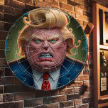 Donald Trump Roligt Dartboard med Politikar Darttavla<br><div class="desc">Bild i Donald Trump Dart Board. En rund rityta med en karikatyr av Donald Trump. Bilden är ett humoristiskt upptag av politik, som passar vuxnor och de som tycker om bra skrattar. Ett humoristiskt ritbord med en karikatyr av ett välkänt politiskt figur, perfekt för att tillföra lite nöje till spelnatten....</div>