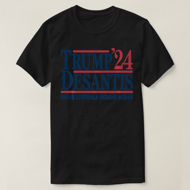 Donald Trump Ron DeSantis 2024  T Shirt (Design framsida)