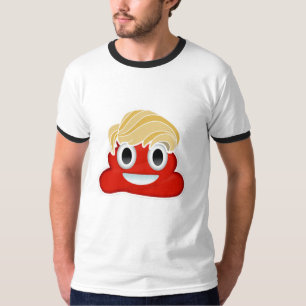 Donald Trump rött bajs - - Tee Shirt