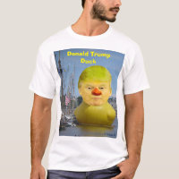 Donald Trump Rubber Gult Anka Manar ċt-Shirt