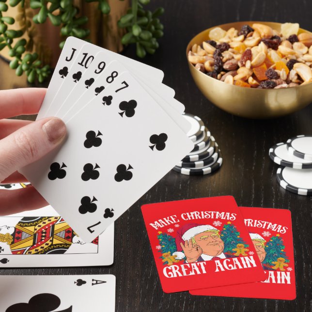 Donald Trump Santa | Gör julen Underbar igen Casinokort (På plats)