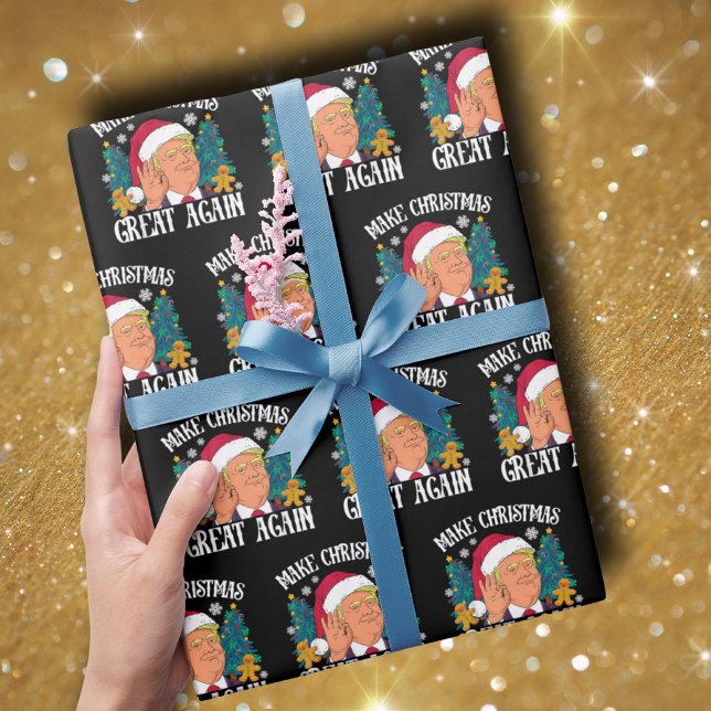 Donald Trump Santa | Gör julen Underbar igen Presentpapper (Skapare uppladdad)