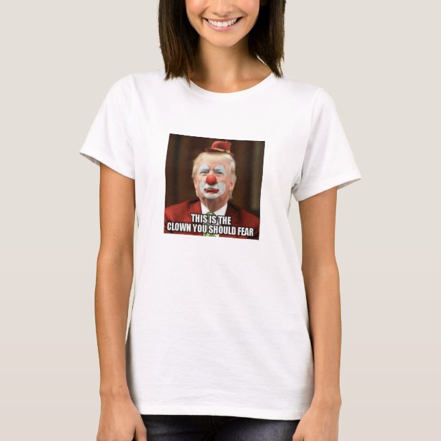 DONALD TRUMP SCARY CLOWN T SHIRT (Framsida)