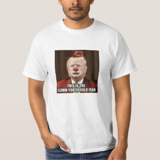 DONALD TRUMP SCARY CLOWN TEE SHIRT