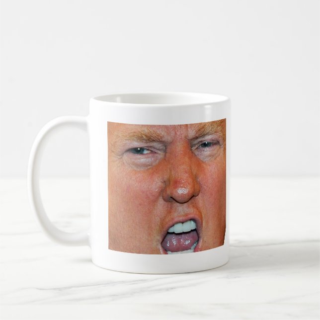 Donald Trump Screaming Kaffemugg (Vänster)